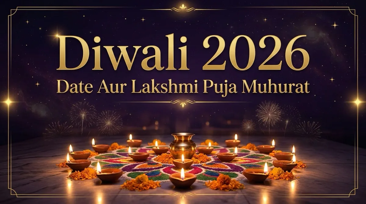 Diwali 2026 Kab Hai: Date, Lakshmi Puja Muhurat Aur 5 Din Ka Calendar