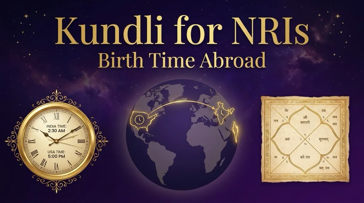 Kundli for NRIs: Birth Time Abroad and Time Zone Accuracy