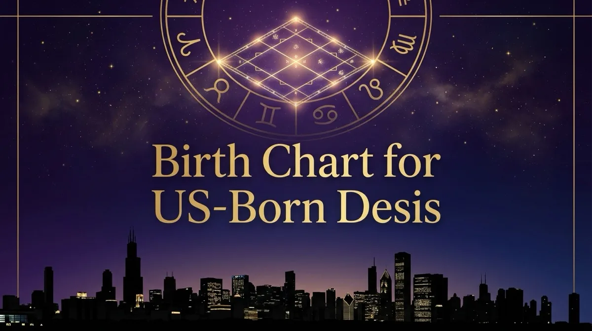 Vedic Birth Chart for US-Born Desis: Why Your Sign Changes